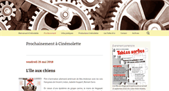 Desktop Screenshot of cinemolette.com